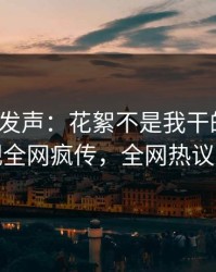 大V深夜发声：花絮不是我干的！人人影视全网疯传，全网热议不断